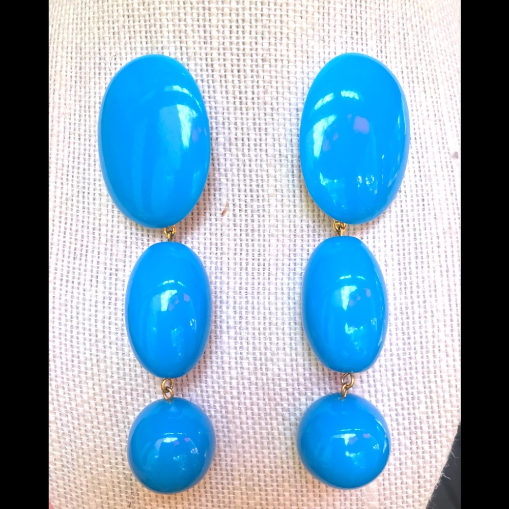 RARE🦋Lele Sadoughi 🦋resin Bubble Drop earrings NWOT